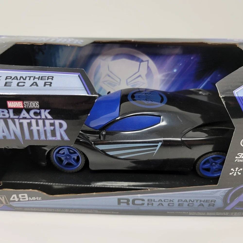 Marvel Studios Black Panther RC Race Car Remote Control For Kids‎ 49MHz Ages 8+